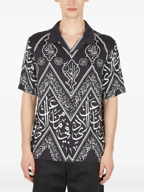 GmbH script-print short-sleeve shirt