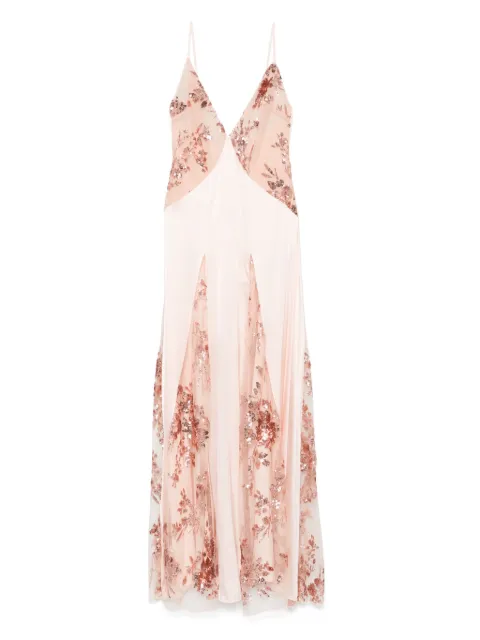 Elisabetta Franchi satin lace gown
