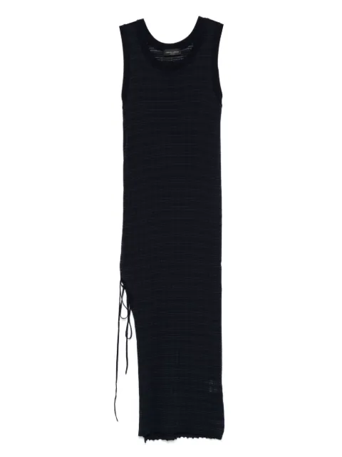 Roberto Collina vestido midi tejido de canalé