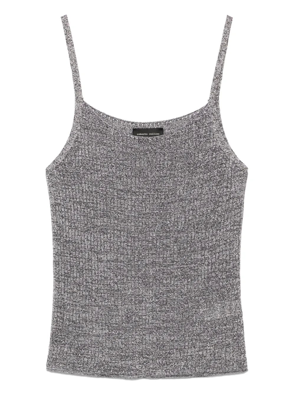 Roberto Collina Gebreide tanktop Grijs