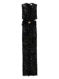 Elisabetta Franchi sequin-embellished gown - Black