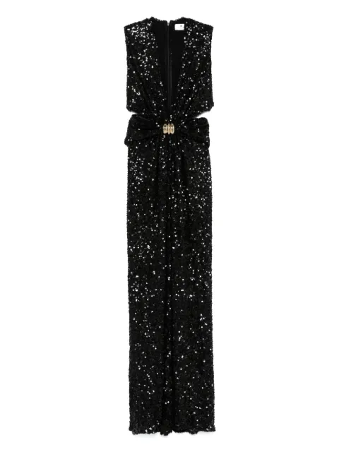 Elisabetta Franchi vestido de fiesta bordado con lentejuelas