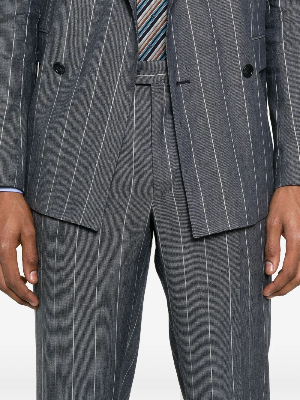 Tagliatore Blazer met krijtstreep Blauw