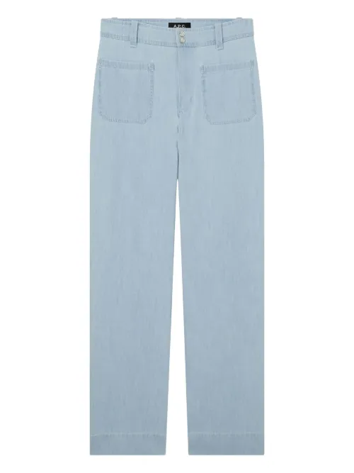 A.P.C. jean à coupe courte - Bleu - A.P.C. - Modalova
