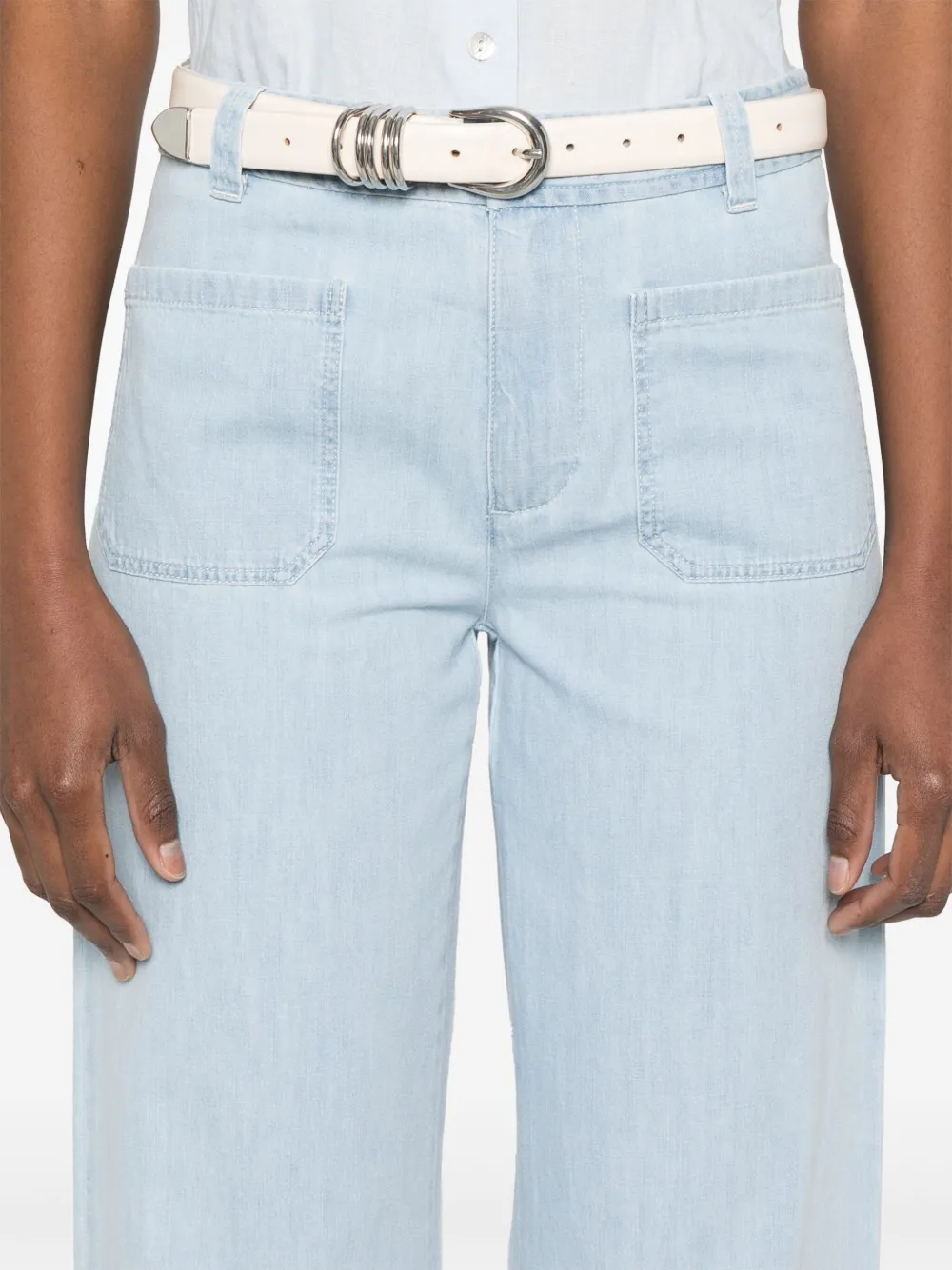 A.P.C. Cropped jeans Blauw