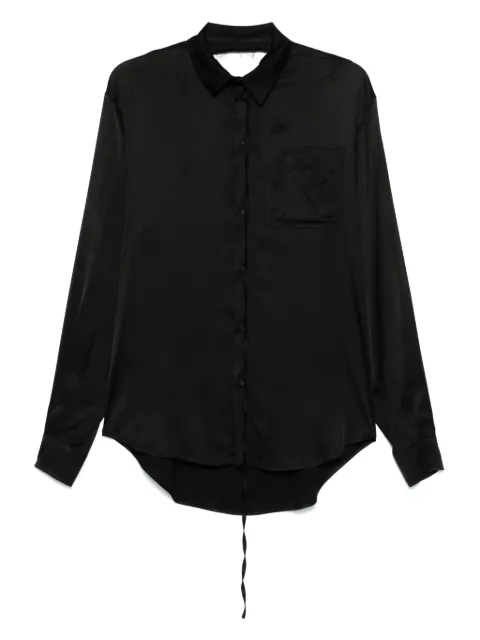 Ottolinger satin cut-out shirt
