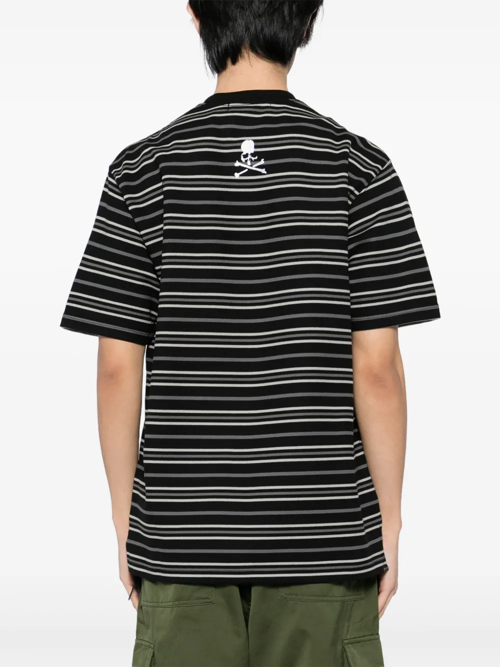 Mastermind World Gestreept T-shirt Zwart
