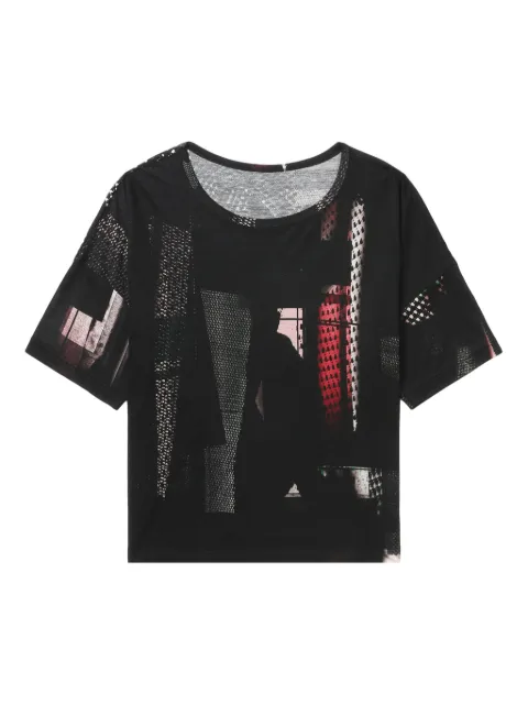 Y's abstract-print T-shirt 