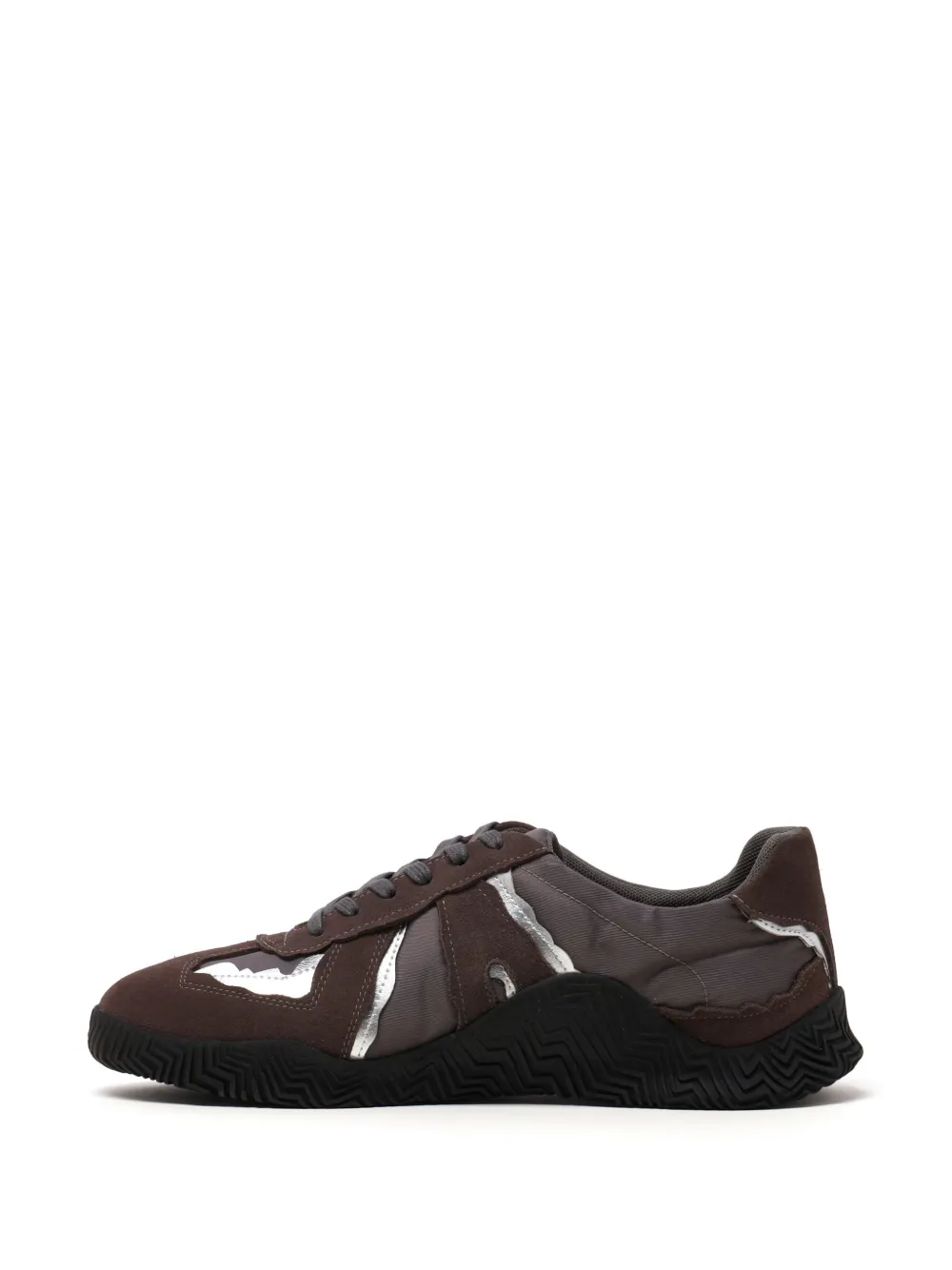 Y's paneled low-top sneakers Grey