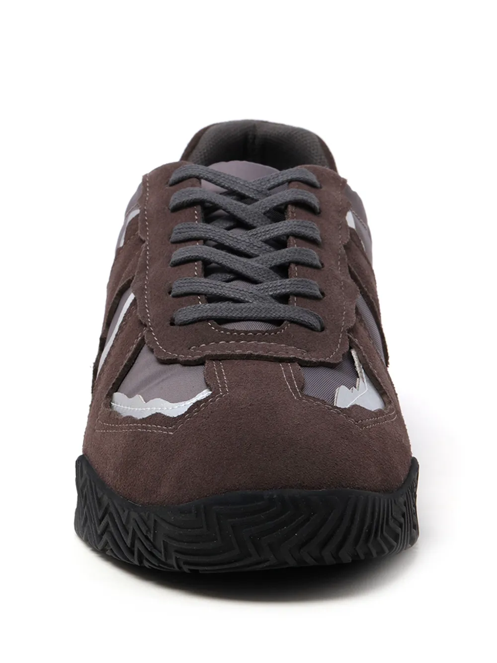 Y's paneled low-top sneakers Grey