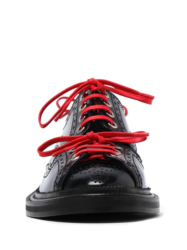 Simone Rocha cut-out Brogue Shoes | Black | FARFETCH