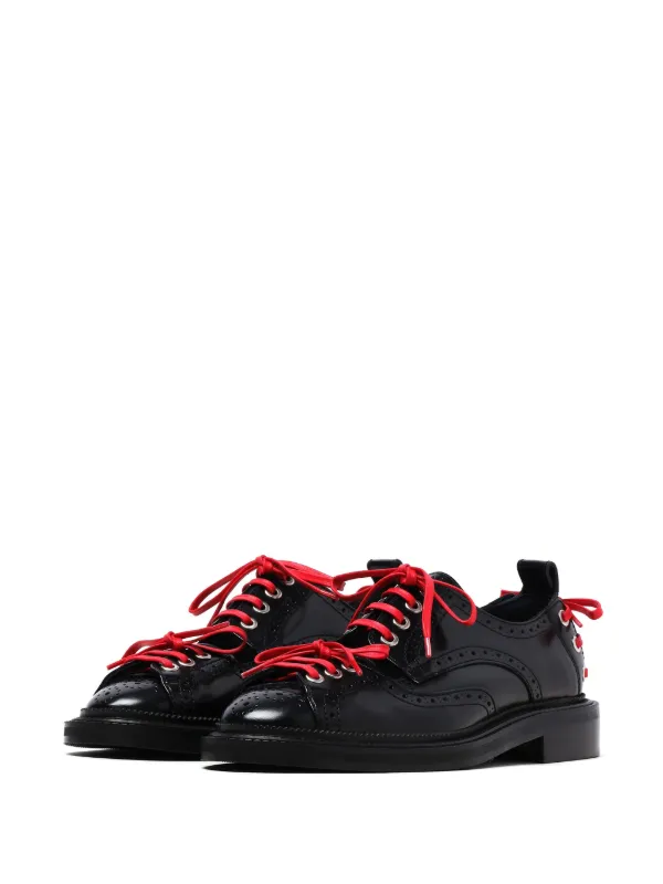 Simone Rocha cut-out Brogue Shoes | Black | FARFETCH