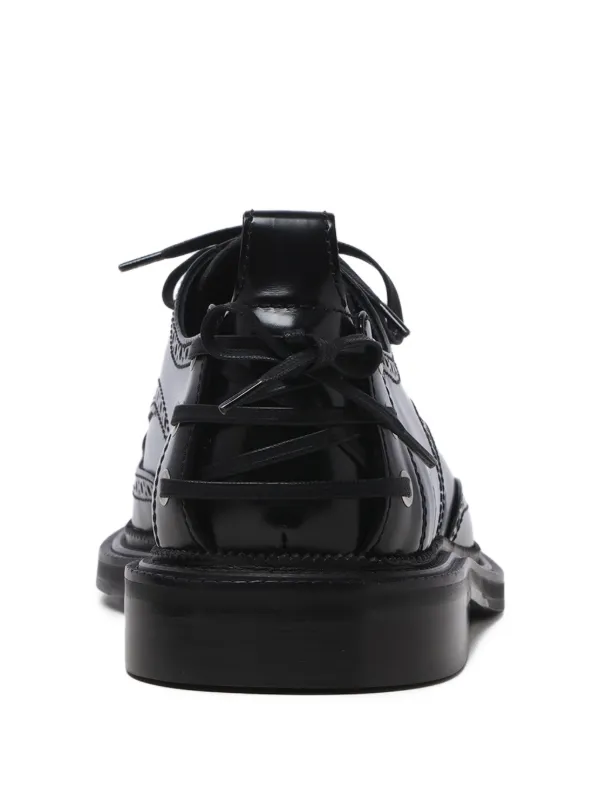 Simone Rocha brogue-detail lace-up Shoes | Black | FARFETCH