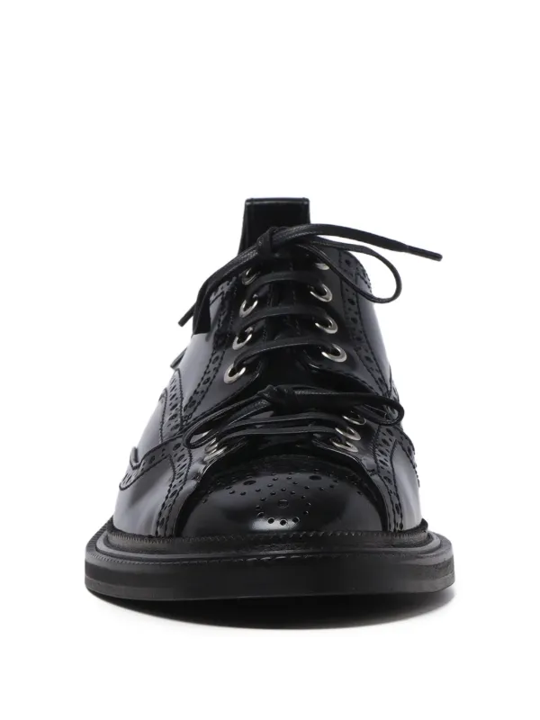 Simone Rocha brogue-detail lace-up Shoes | Black | FARFETCH