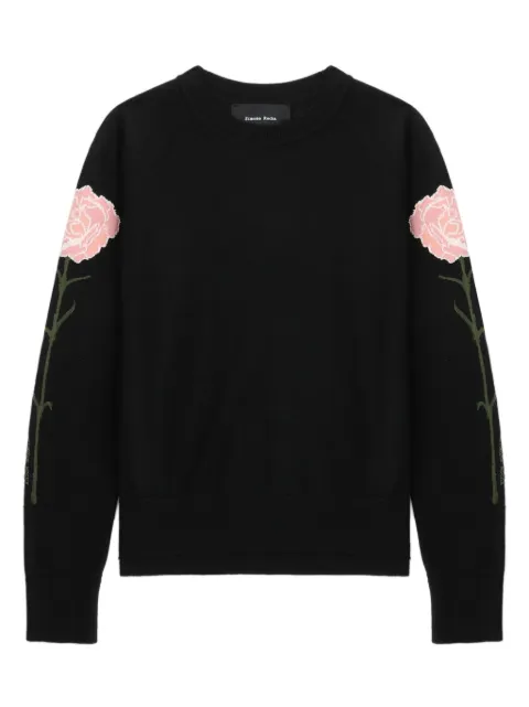 Simone Rocha floral-motif sweater