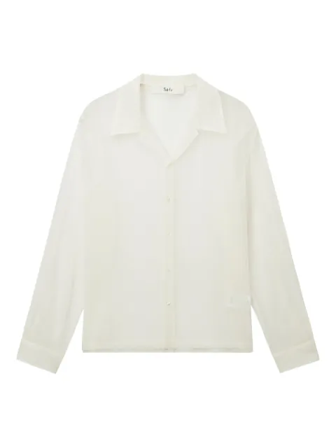Séfr camisa transparente con botones