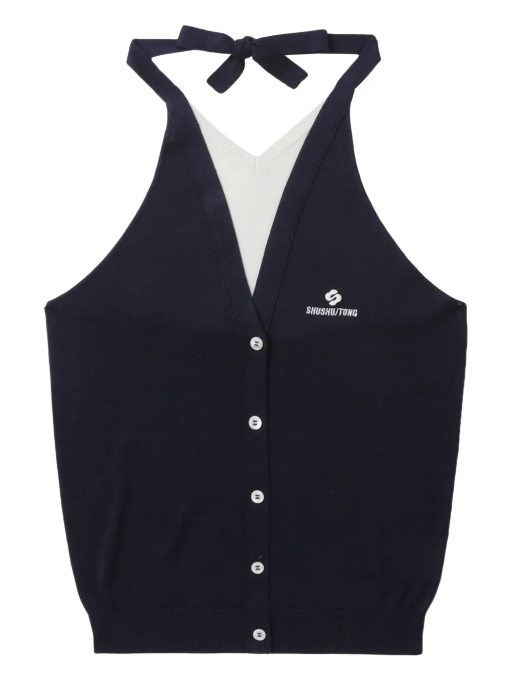 SHUSHU/TONG blusa a capas | azul | Image 1