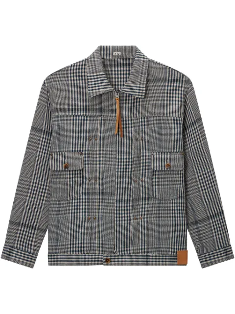 KHOKI sobrecamisa con motivo de cuadros