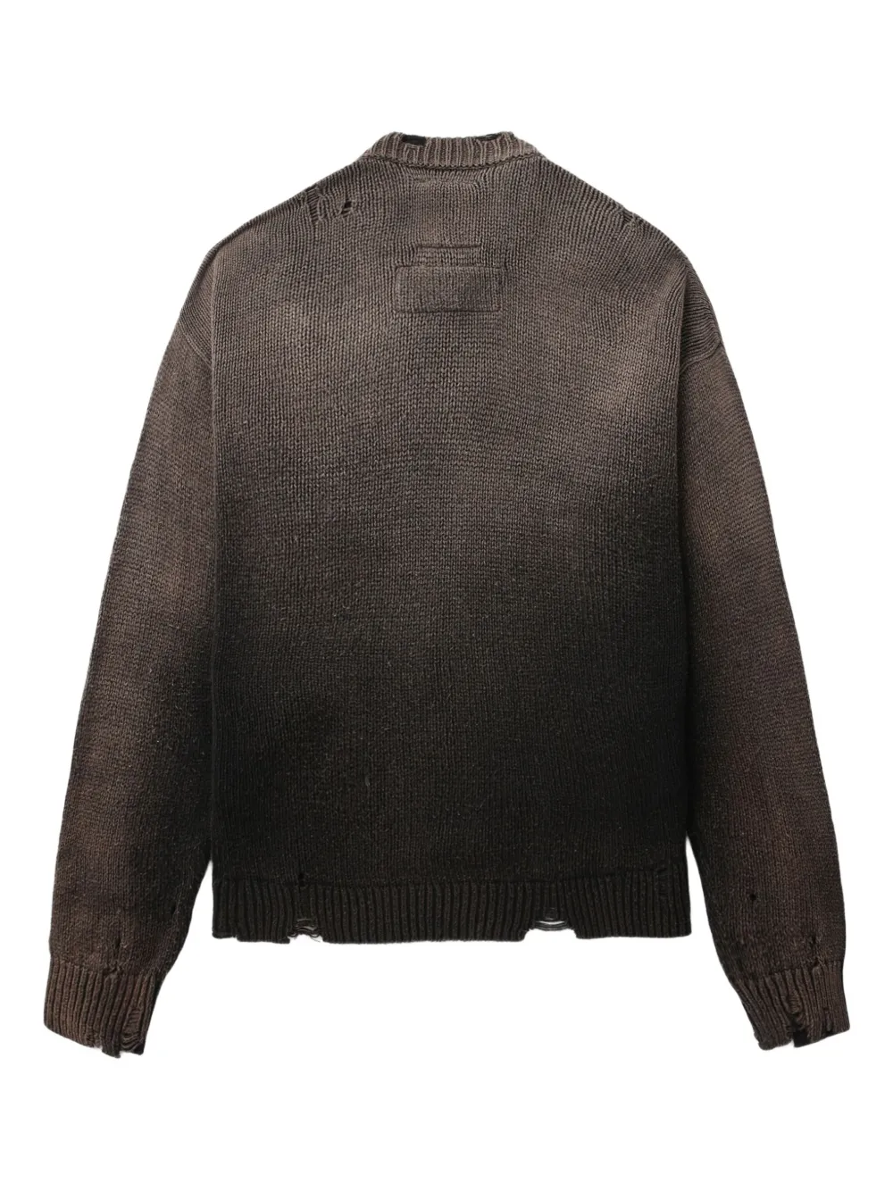 Maison MIHARA YASUHIRO Gerafeld vest met rits en cat-face Bruin