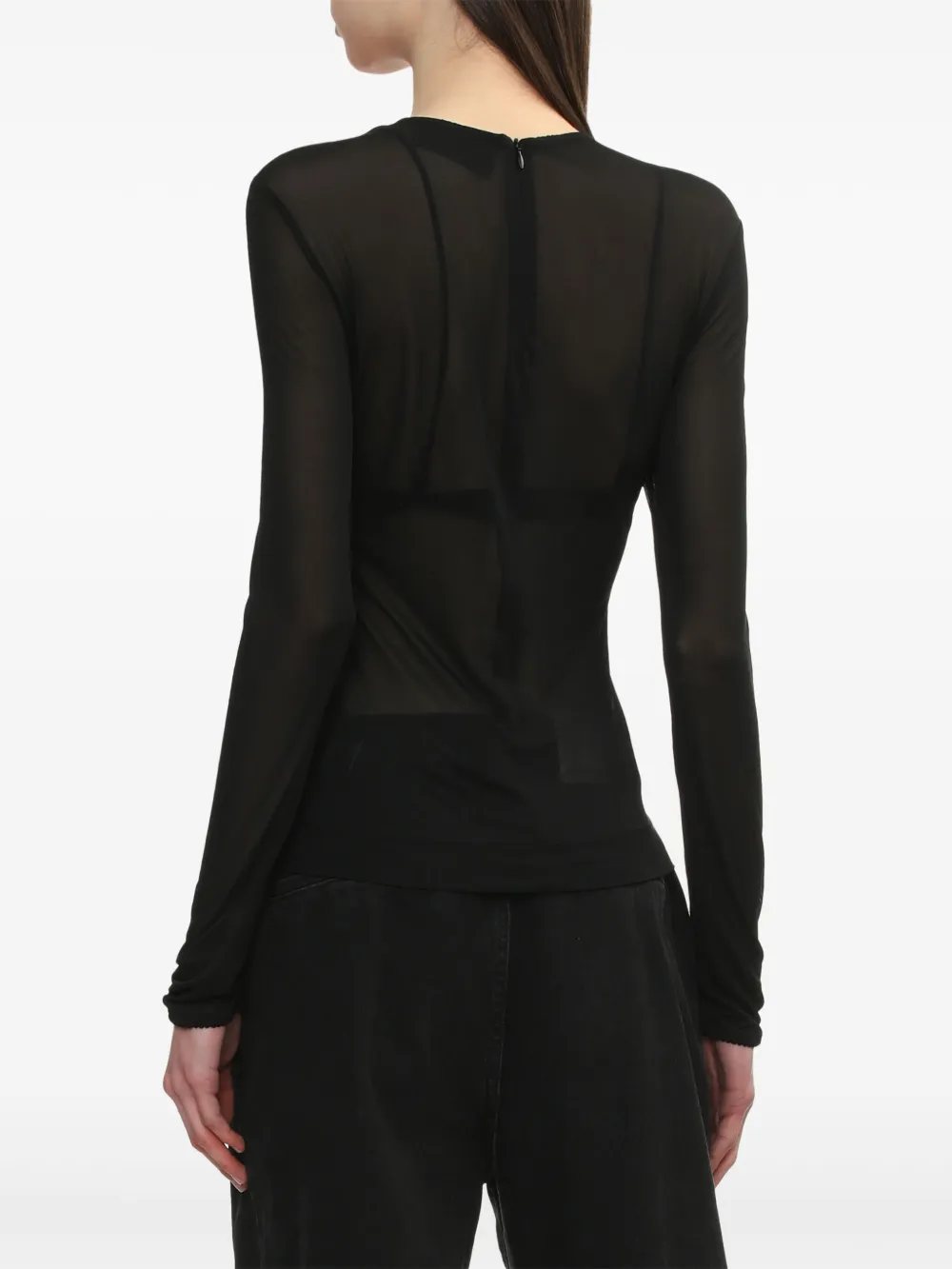 Simone Rocha T-shirt met lange mouwen Zwart