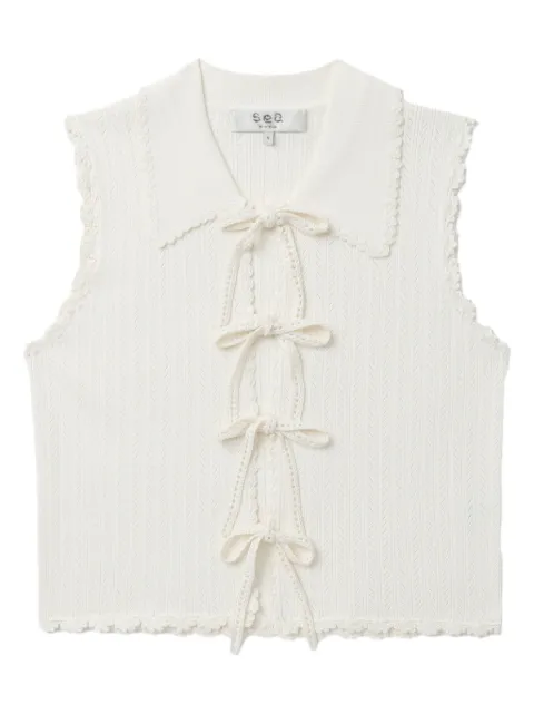 Sea scallop-trim top 