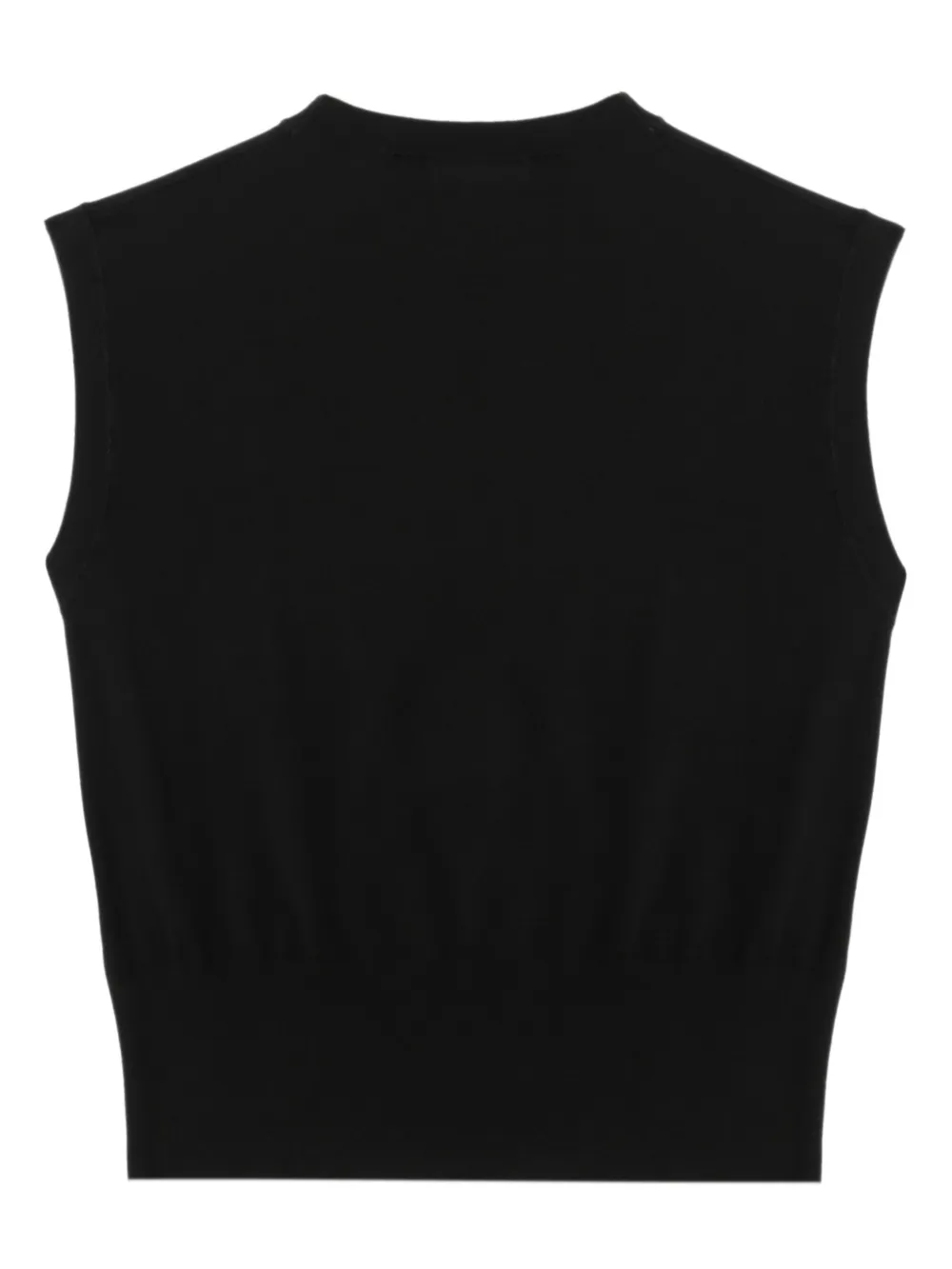 vaquera タンクトップ Vaquera インターシャロゴトップ | ブラック | FARFETCH JP