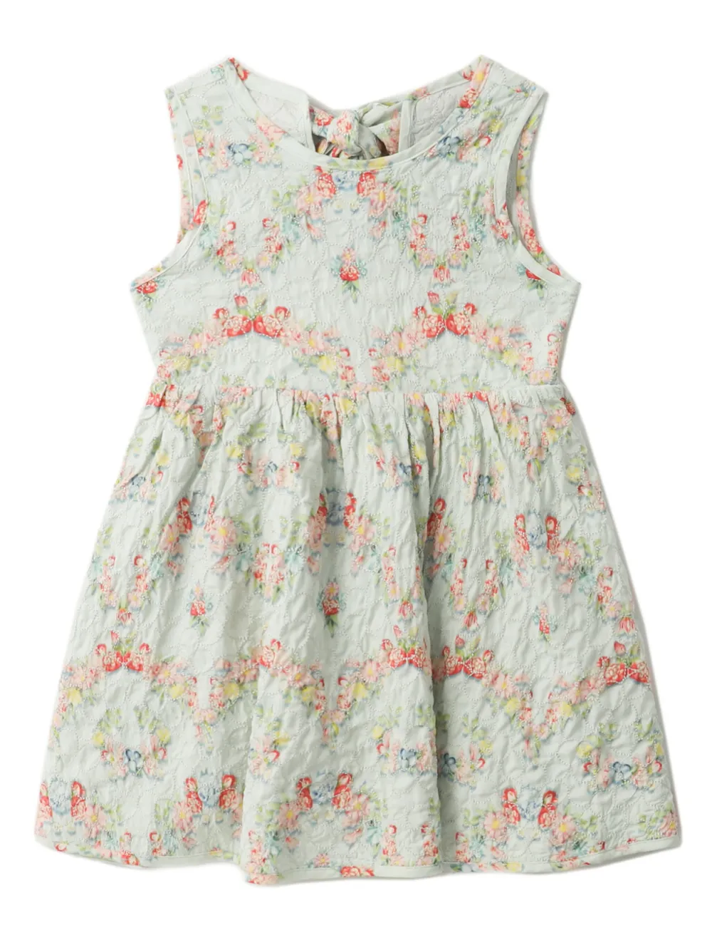 Raspberry Plum robe évasée à fleurs | vert | Image 1