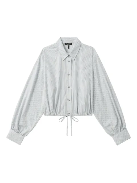 rag & bone drawstring-hem shirt
