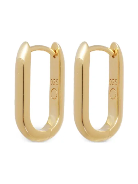 Missoma Ovate hoop earrings