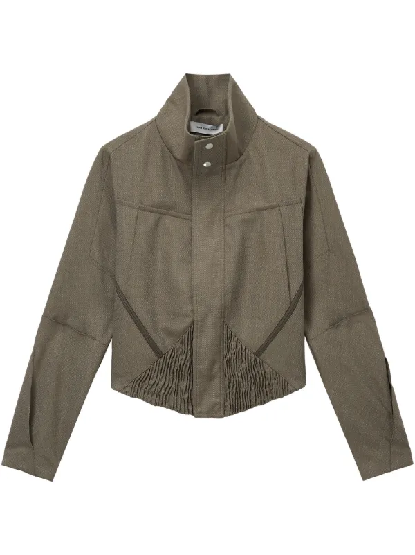 kiko kostadinov giran ジャケット Kiko Kostadinov Black & Brown Giran Jacket Kiko Kostadinov