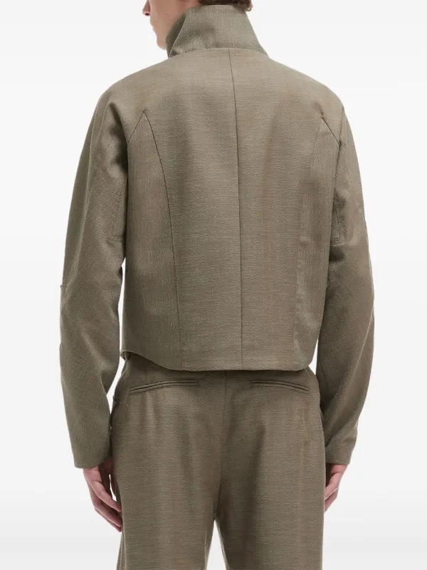KIKO KOSTADINOV 23aw ノーカラージャケット KIKO KOSTADINOV KASSEL BLOUSON ORION BLUE/COBALT [KKSS22J04-26]
