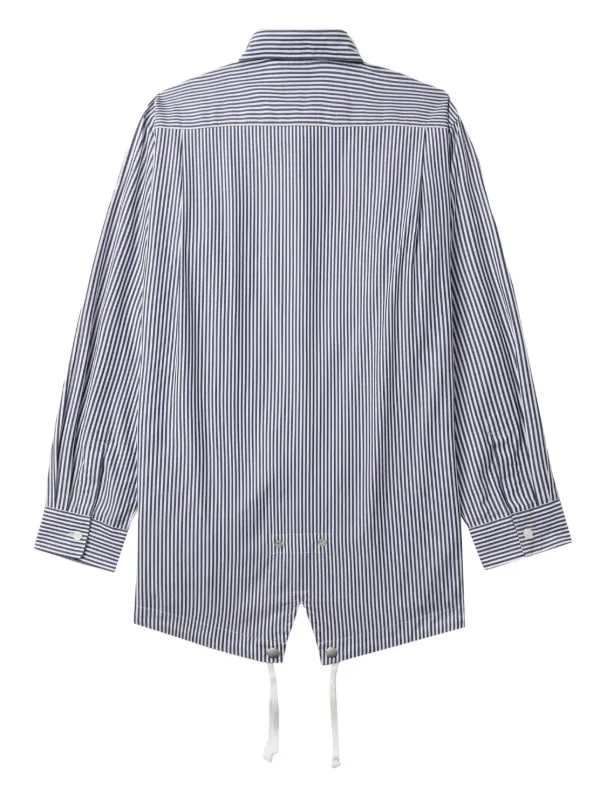 Comme Des Garçons Homme Deux Striped Shirt | Blue | FARFETCH