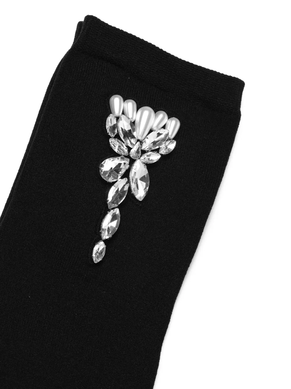 Simone Rocha Verfraaide sokken Zwart