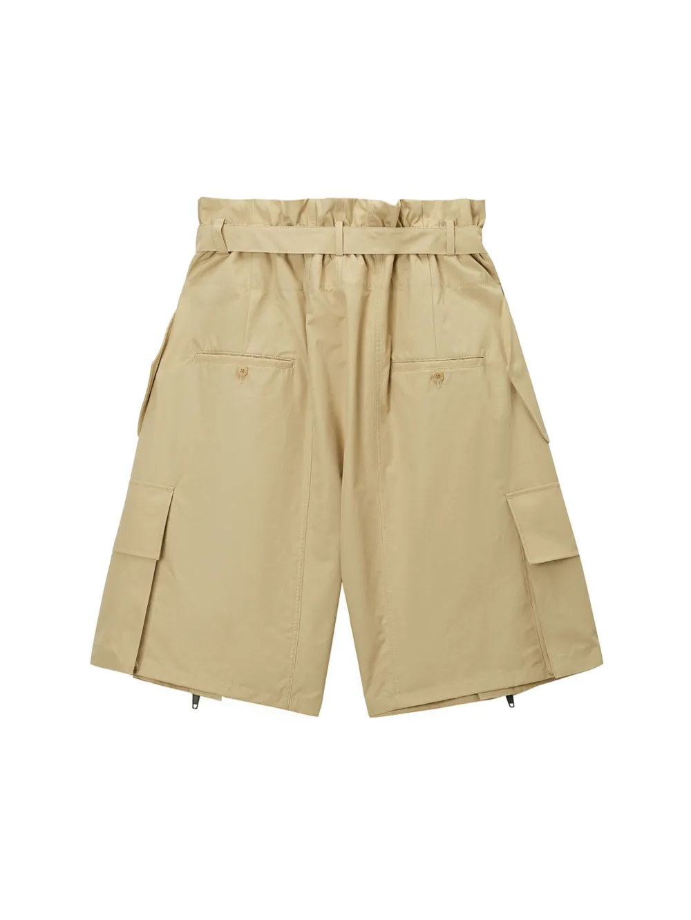 Hed Mayner Cotton Shorts In Neutral