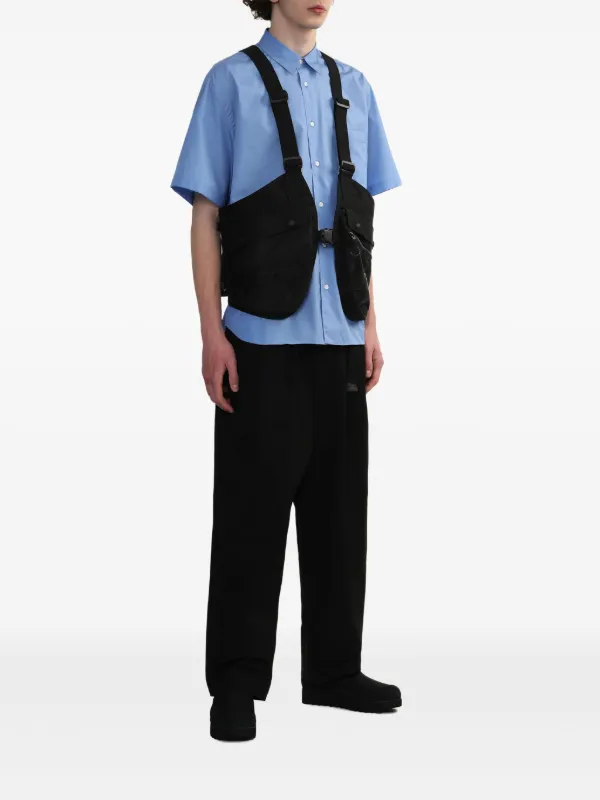 Comme Des Garçons Homme Pocketed Harness | Black | FARFETCH