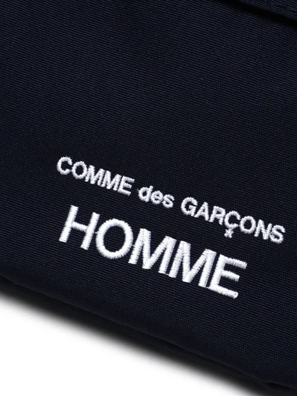 Comme Des Garçons Homme logo-print Messenger Bag | Blue