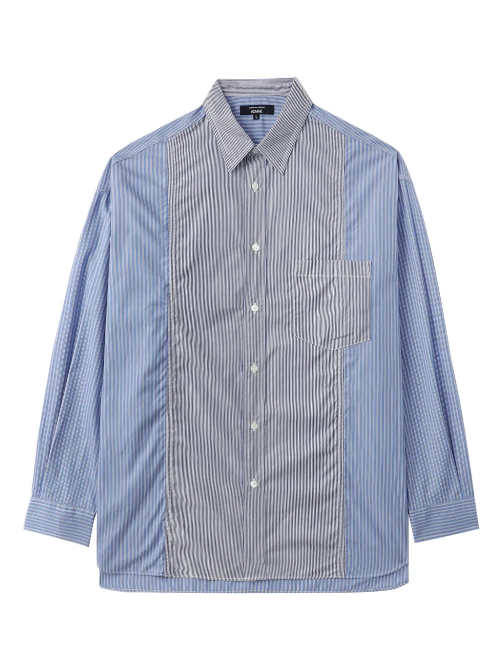 striped patchwork shirt