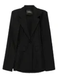 Goen.J notched-lapel Blazer - Black