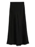 Goen.J bias-cut skirt - Black