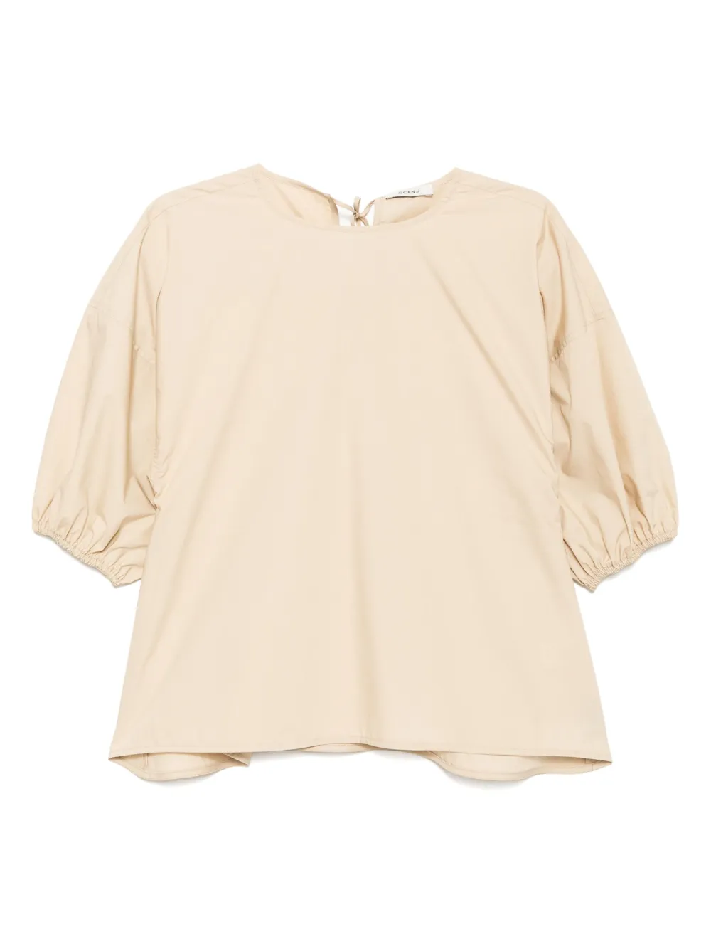 Goen.J balloon-sleeve top | Neutrals | Image 1