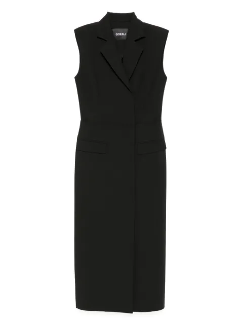 Goen.J blazer layered panel dress