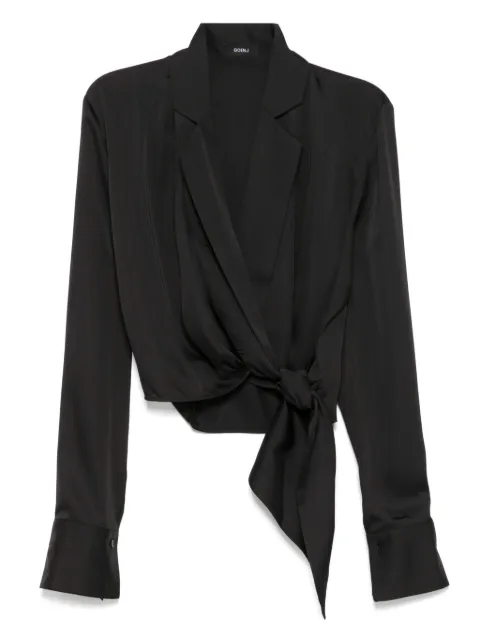 Goen.J shawl lapel blouse