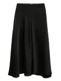 Goen.J Bias-cut skirt - Black