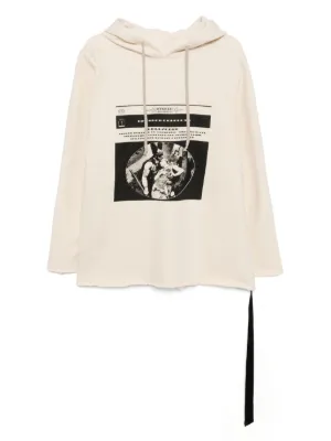 Rick Owens DRKSHDW クロップド パーカー | ニュートラル | FARFETCH JP