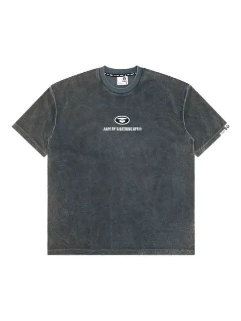 AAPE BY *A BATHING APE® playera con logo bordado