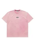 AAPE BY *A BATHING APE® logo-embroidered T-Shirt - Pink