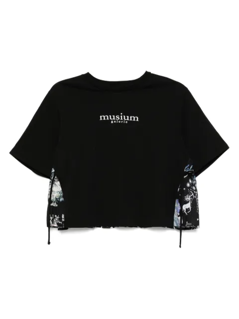 Musium Div. logo-embroidered T-shirt