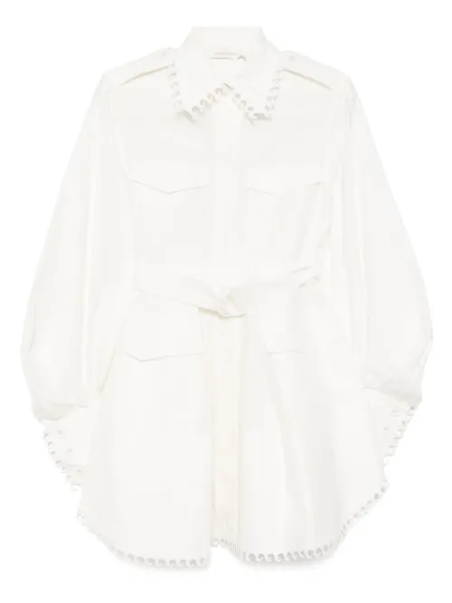 Robe courte Illuminate à poches multiples - ZIMMERMANN - Modalova