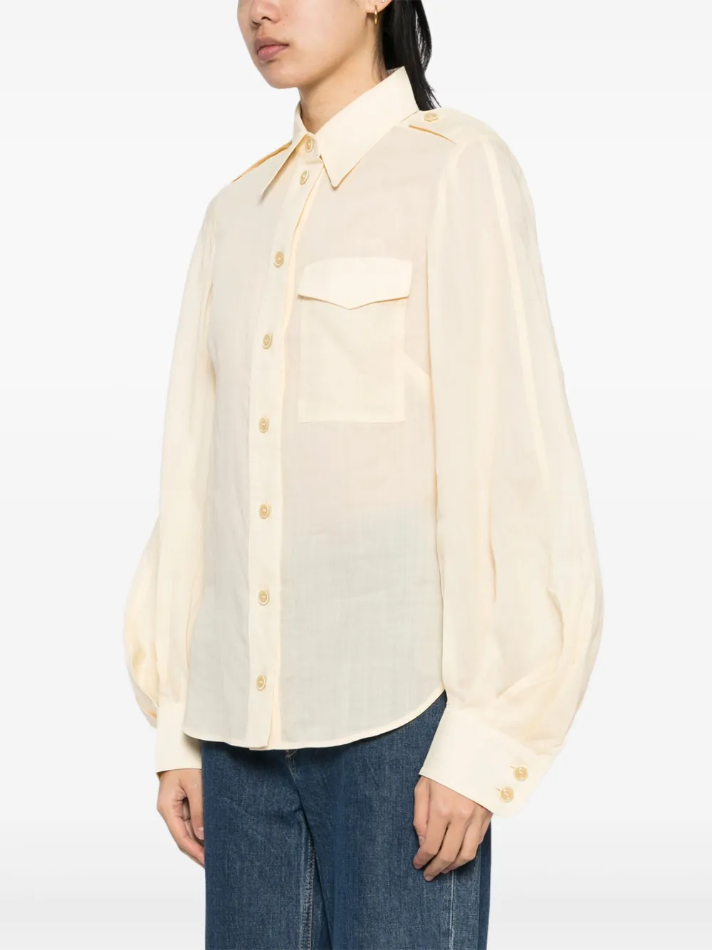 ZIMMERMANN Cargo blouse Geel