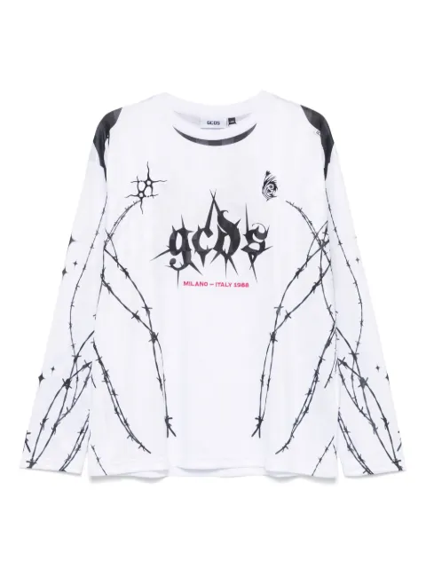 GCDS logo-spikes T-shirt